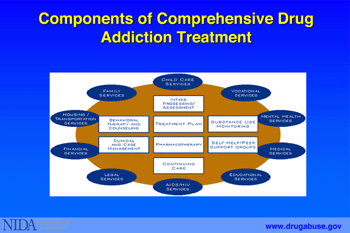 5: Components of comprehensive drug addiction treatment