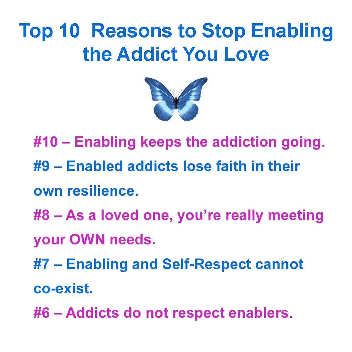Addiction and Codependency: The Top 10 Reasons to Stop Enabling the ...