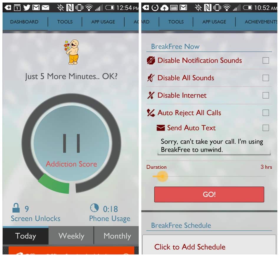 BreakFree App Measures How Addicted You Are to Your Phone