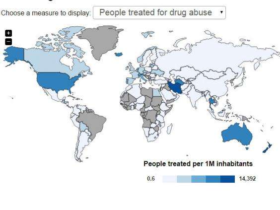Drug addiction: Maps show where cocaine, cannabis, heroin ...