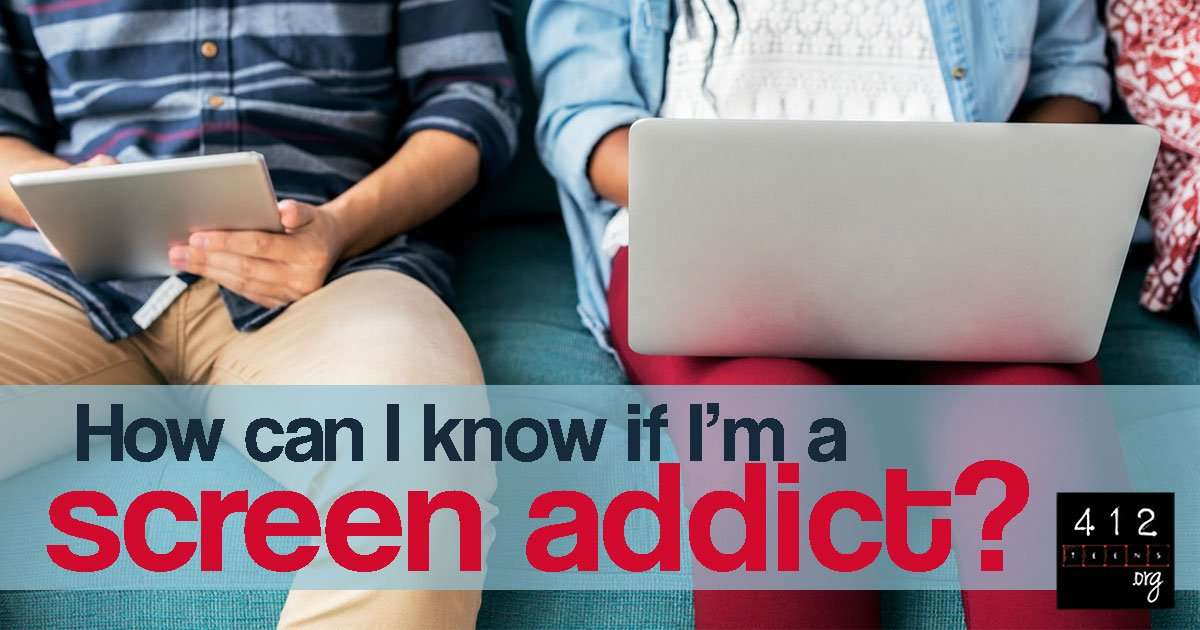 How can I stop being addicted to screens?