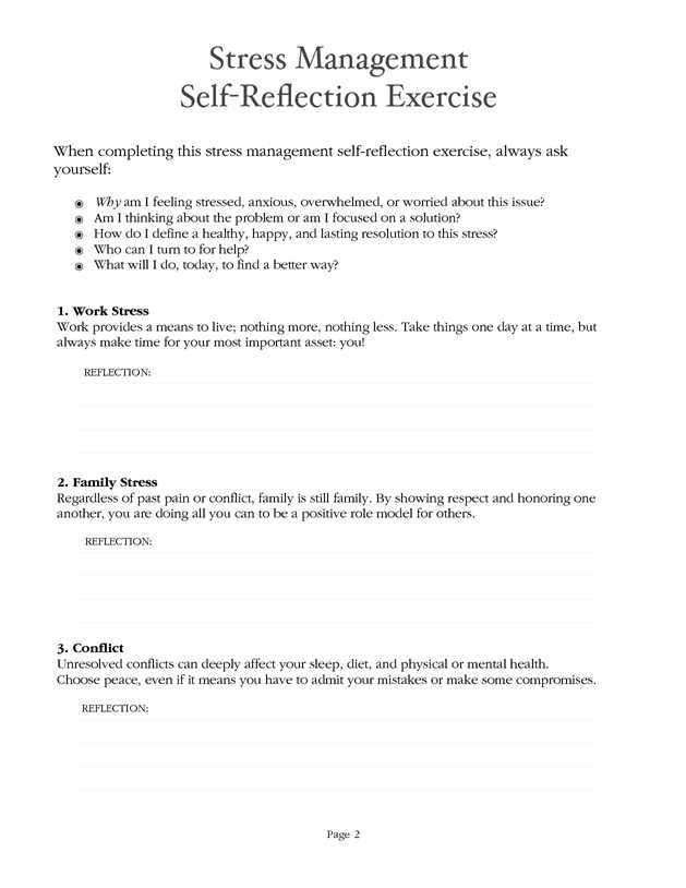 Life Skills Worksheets for Recovering Addicts Along with Stress ...