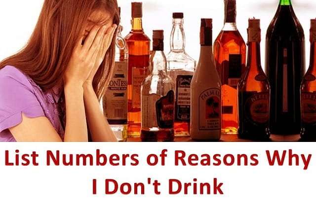 List Numbers of Reasons Why I Don