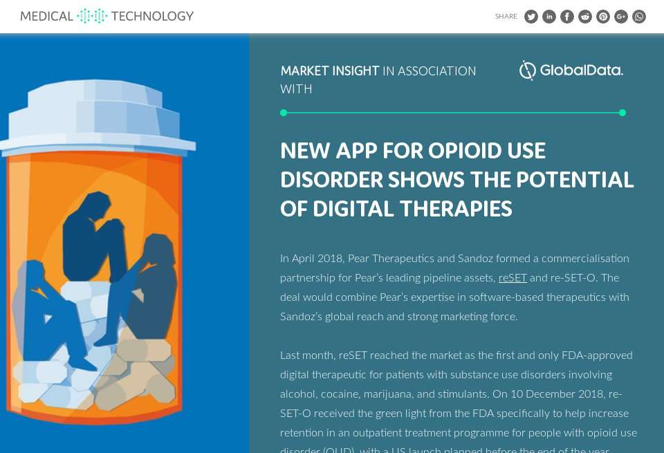 New app for opioid use disorder shows the potential of digital ...