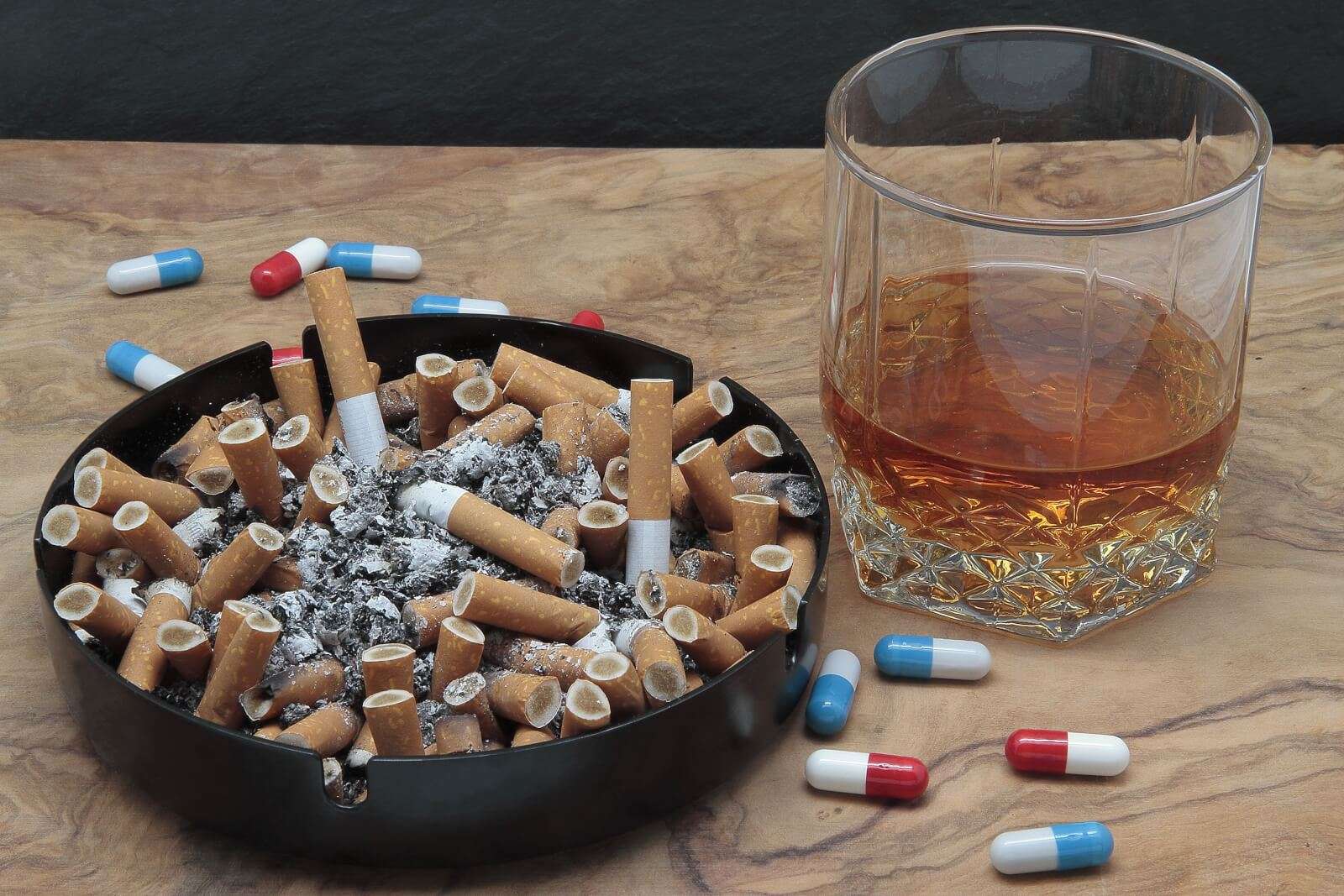 Nicotine (Cigarettes) and Alcohol Abuse