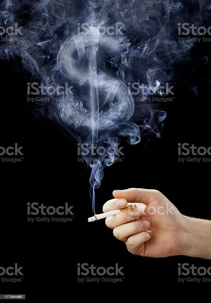 Smoking Is Expensive Stock Photo