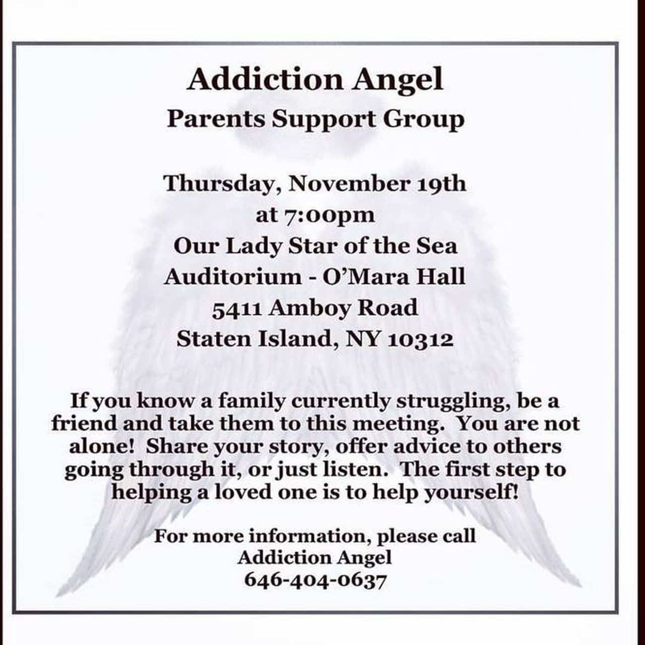 Support group for families struggling with drug addiction meets ...
